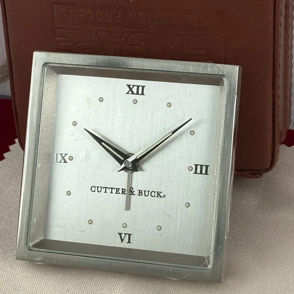 Cutter and Buck, New, never used travel and DeskAlarm Clock